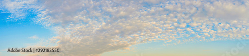 Fototapeta Naklejka Na Ścianę i Meble -  Soft clouds and blue sky with sunlight background