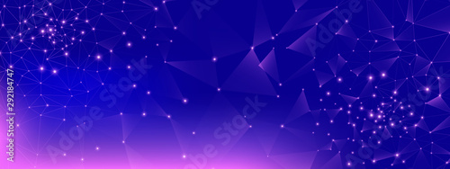 Technology Graphic. Big Data Illustration. Dark 
