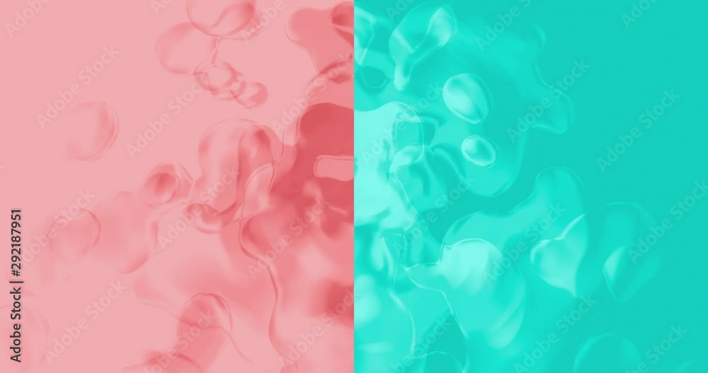 Bubbling water - seamless loop - split screen-design - a versatile backdrop video for clubs, fashion shows, stage performances, parties, discos and celebrations - ProRes