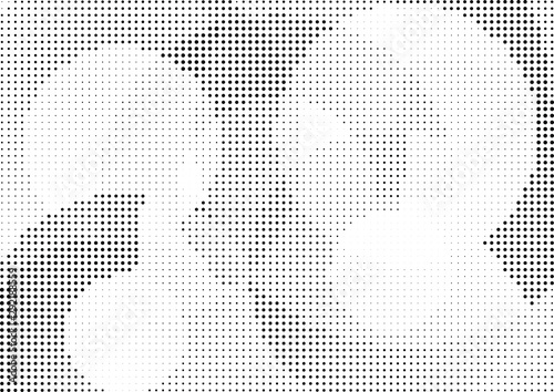 Abstract halftone dotted background. Monochrome grunge pattern with dot and circles.  Vector modern pop art texture for posters, sites, business cards, cover, postcards, labels, stickers layout.