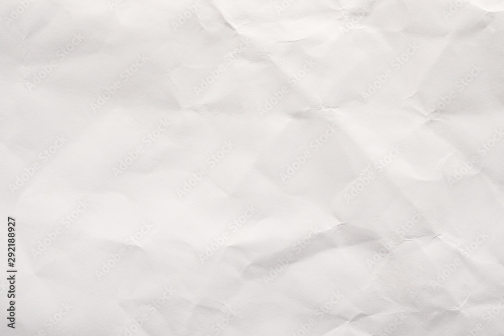 Abstract white crumpled paper texture background Abstract white crumpled paper texture background