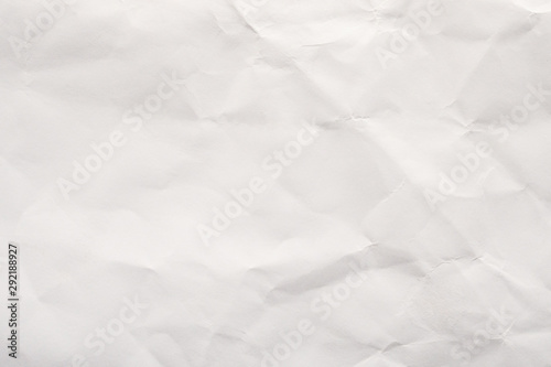 Abstract white crumpled paper texture background