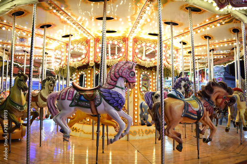 A Classic Carousel in a Fair 2 © 1st-ArtZone