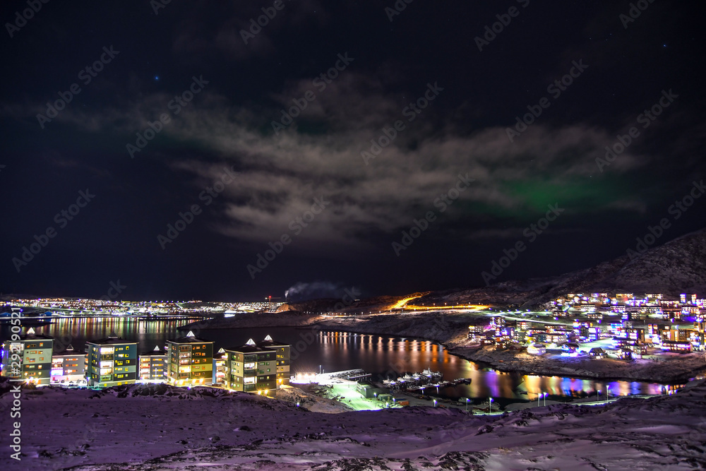 Night In Nuuk Greenland