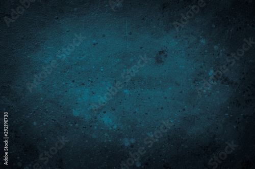 Blue texture dark creative background.
