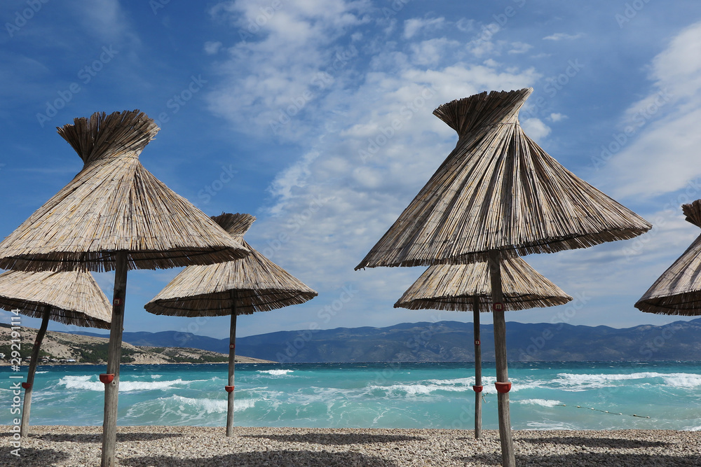 Strand an der Adria - beach at the Adriatic Sea