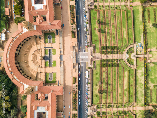 Unions building from above, Pretoria, South Africa