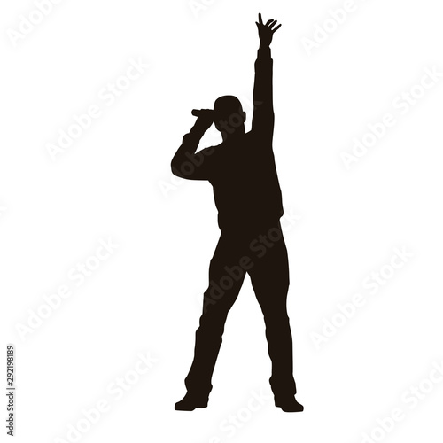 Singer Silhouette