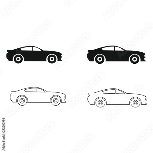 car set icon symbol vector design