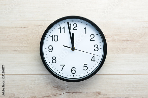 Wallpaper Mural Round clock with numbers on old background. Torontodigital.ca