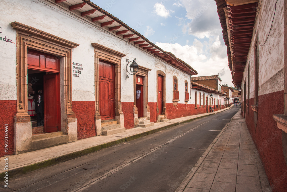 Calles de Patzcuaro, Michoacan Stock Photo Adobe Stock