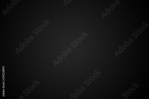 Black speaker grid, Illustration