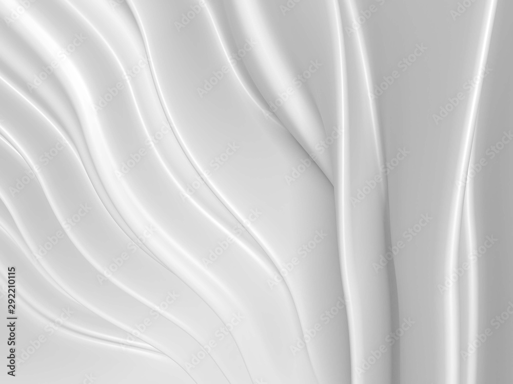 Abstract white background with waves Abstract white background with waves