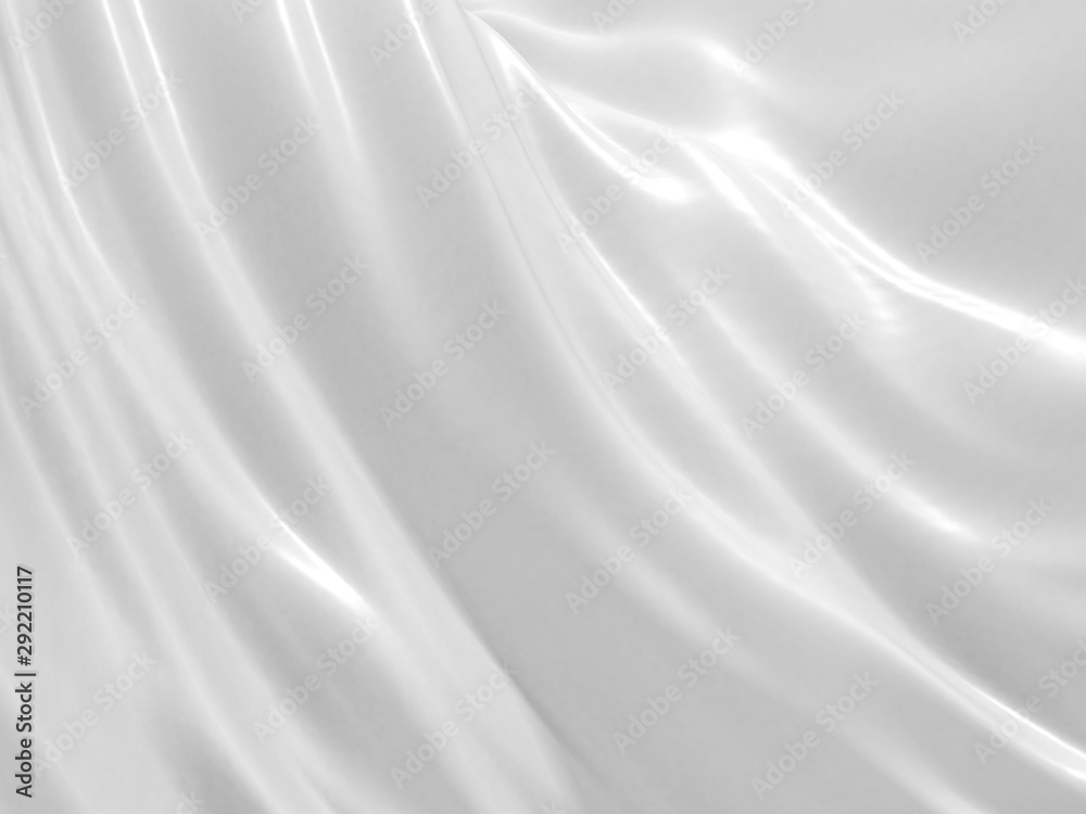 Abstract white background with waves