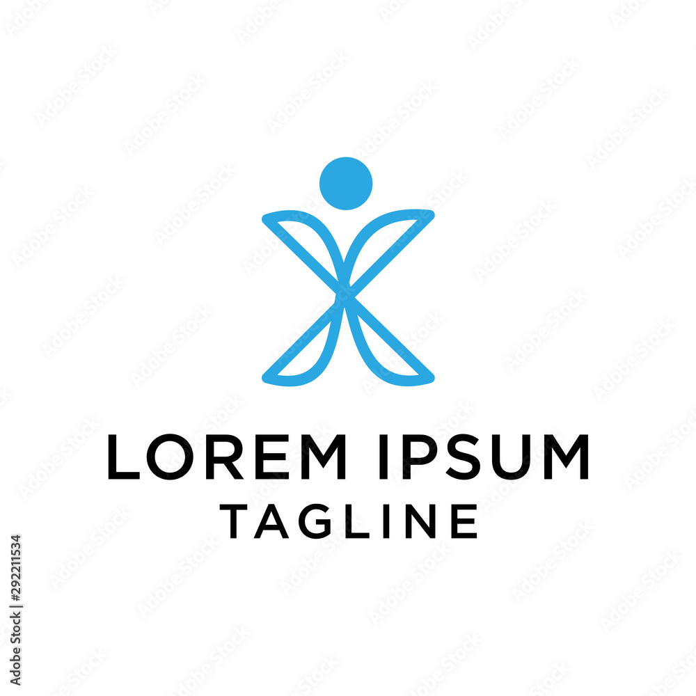 initial X letter logo template with human design,vector logo for business corporate, element , Abstract, fitness, health, coach, illustration design initial X letter logo template with human design,vector logo for business corporate, element , Abstract, fitness, health, coach, illustration design