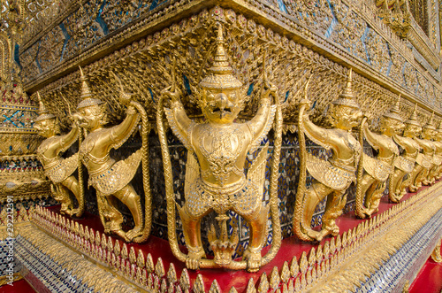 The Goden Garuda in Temple of The Emerald Buddha (Wat Phra Kaew), BANGKOK, THAILAND © tkroot