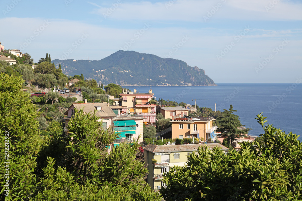 Italy. Cinque Terre. Bogliasco. City view