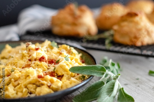 Sage and Egg and Bacon Scramble Bowl