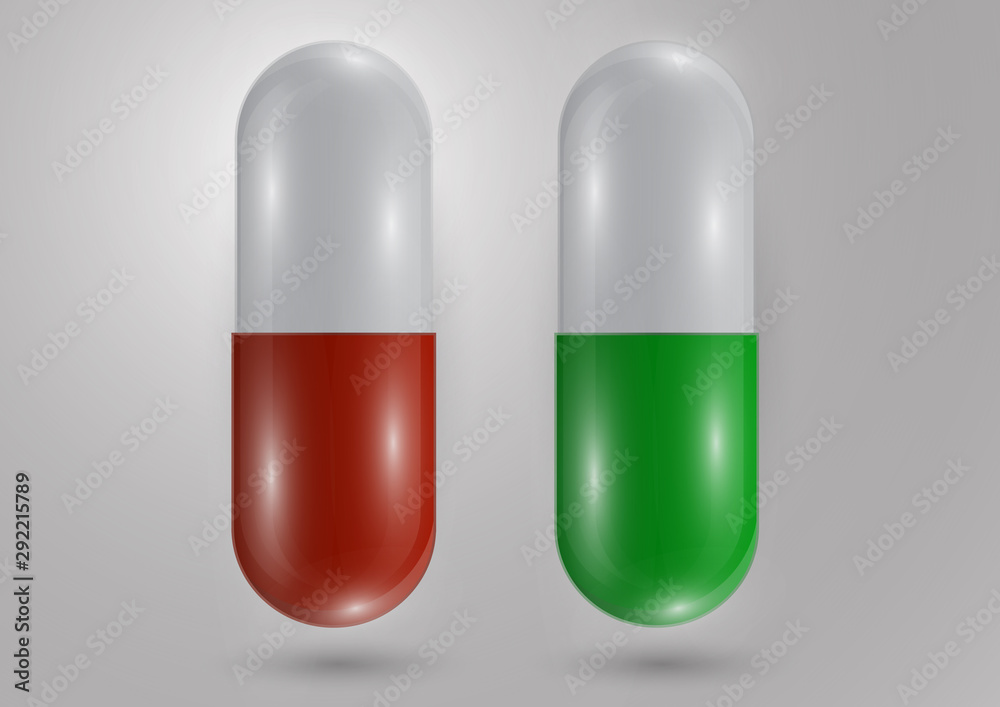 Set. Pill icon closeup, 3d realistic. Medical Isolated on a gray background. Capsule template design for graphic, mockup. The concept of medicine and healthcare. Set. Pill icon closeup, 3d realistic. Medical Isolated on a gray background. Capsule template design for graphic, mockup. The concept of medicine and healthcare.