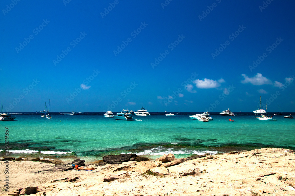 the paradise beach-formentera