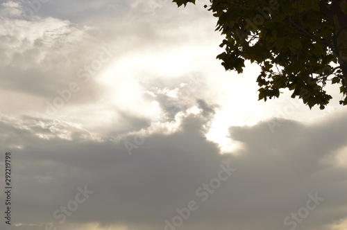 sky with clouds