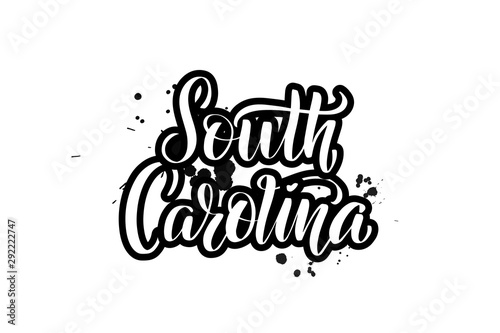 Vector calligraphy illustration isolated on white background