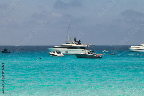yacht in the sea-formentera