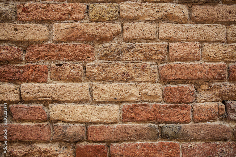 Obraz premium Background from cardboard of old bricks (more brick textures in the portfolio)
