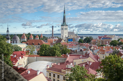 City of Tallinn, Estonia skyline © smartin69