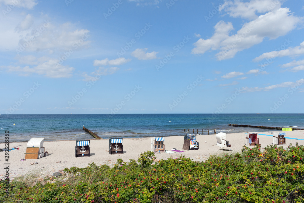 Coast of Heiligendamm, Bad Doberan, Mecklenburg-West Pomerania, Germany, Europe