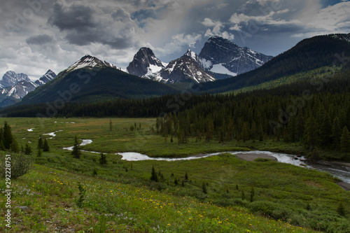 Landscapes of the Kananaskis Valley in Alberta