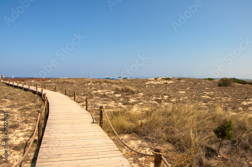 road to dunes-Formentera