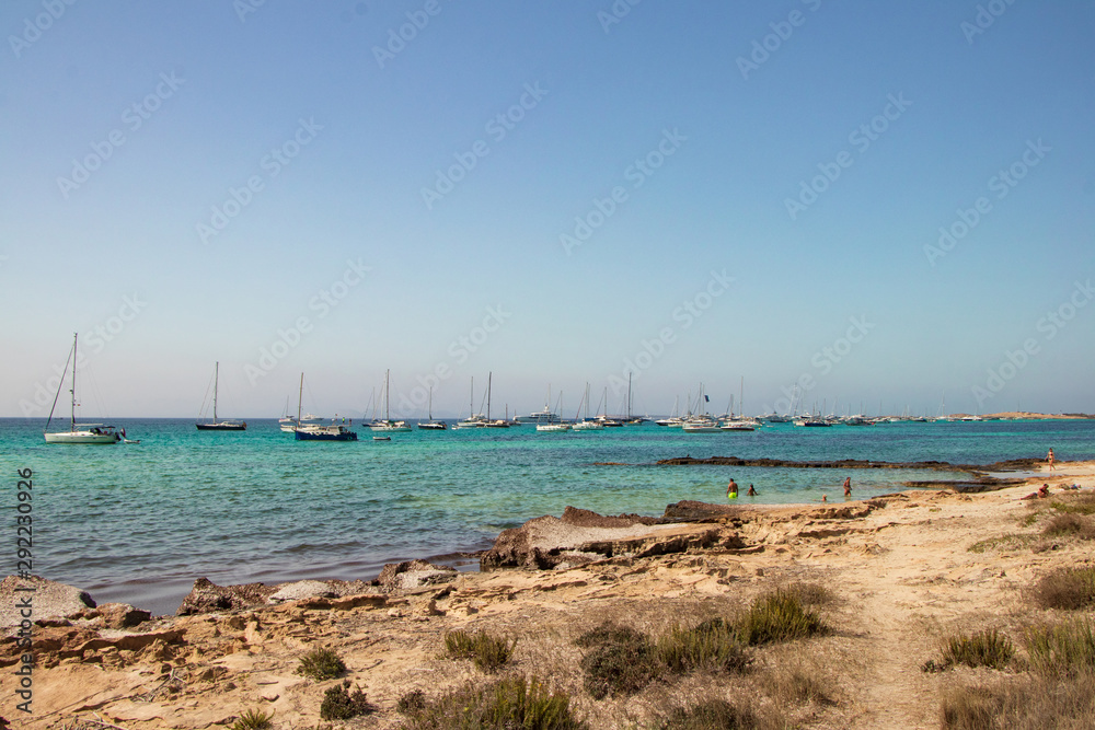 beach and sea-Island Formentera