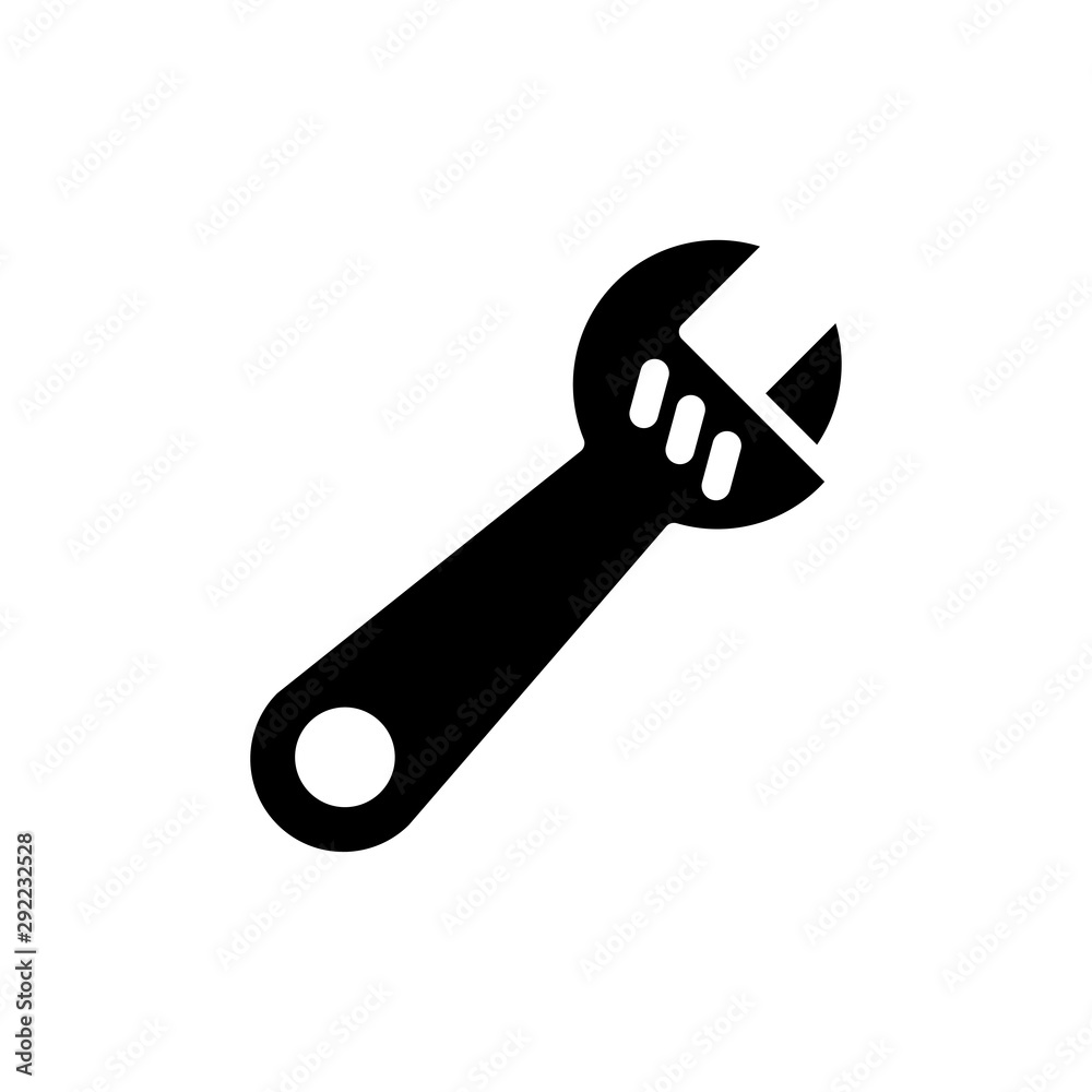 Wrench icon design trendy Wrench icon design trendy