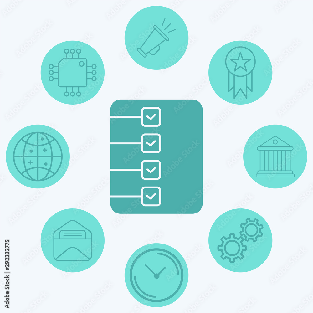 Checklist vector icon sign symbol Checklist vector icon sign symbol
