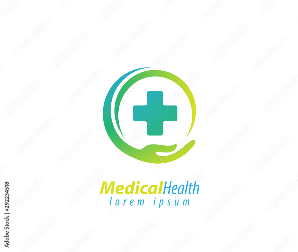 Medical health caring logo Medical health caring logo