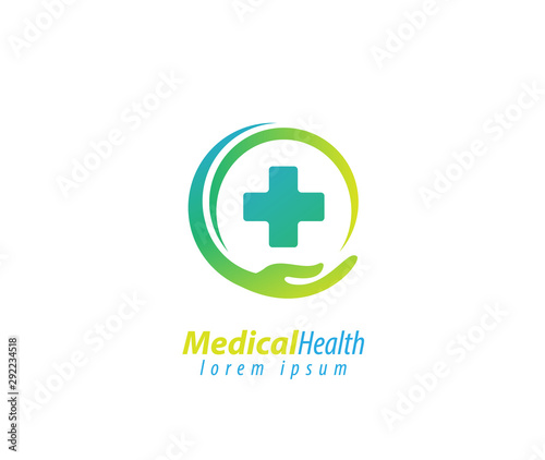 Medical health caring logo