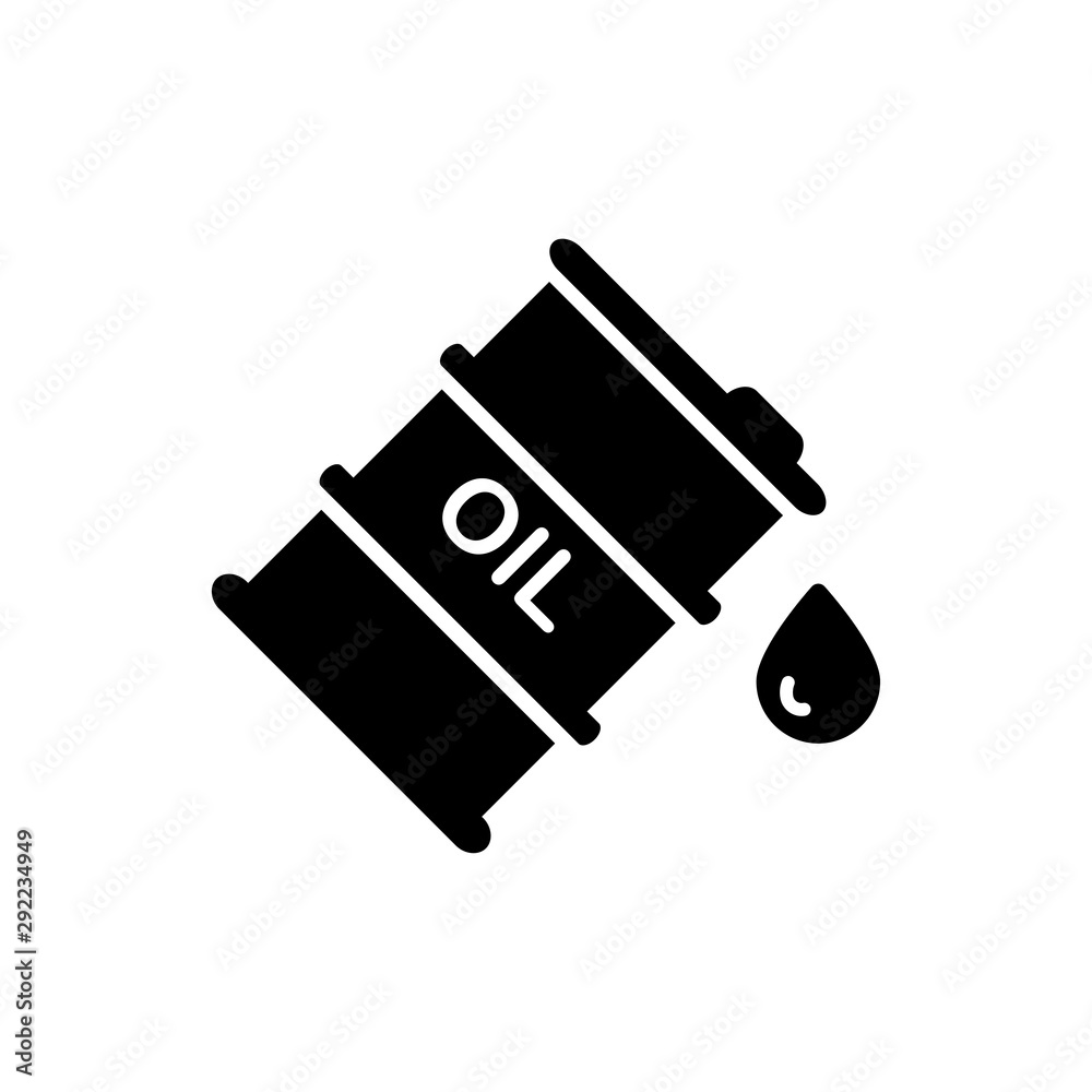 Obraz premium oil barrel icon