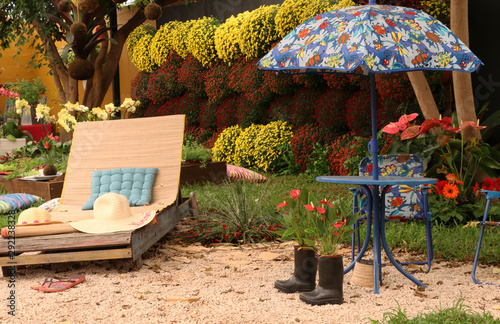 Expoflora/Holambra/Brazil - 09/20/2019 : decorated garden