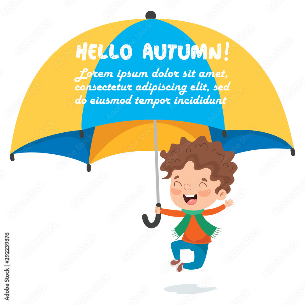 Vector Illustration Of Autumn Season Vector Illustration Of Autumn Season