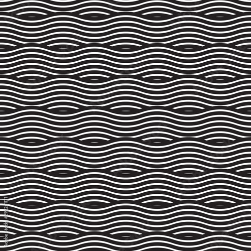 Seamless ocean wave pattern texture background