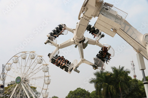 Expoflora/Holambra/Brazil - 09/20/2019 : amusement park in Expoflora