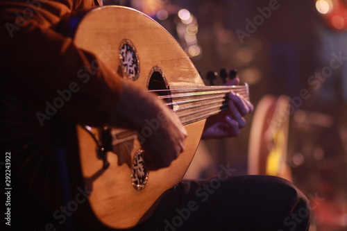 Fotografi Traditional Instrument from Middle East and Asia called Oud or Ud