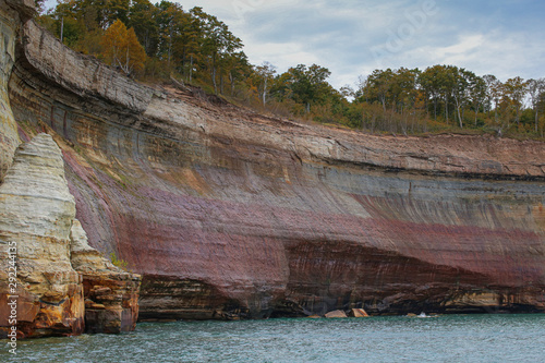 Pictured Rocks National Lakeshore in the south shore of Lake Superior in Michigan’s Upper Peninsula.