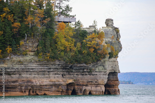 Pictured Rocks National Lakeshore in the south shore of Lake Superior in Michigan’s Upper Peninsula.