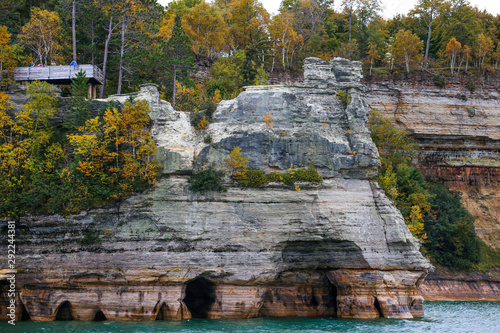 Pictured Rocks National Lakeshore in the south shore of Lake Superior in Michigan’s Upper Peninsula.