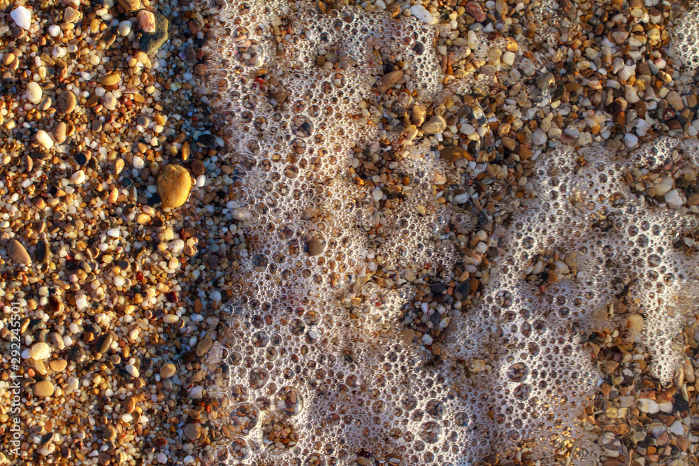 sea pebbles colored granite on the beach sea pebbles colored granite on the beach
