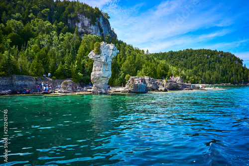 Foto Tobermory flowerpot island Ontario Canada
