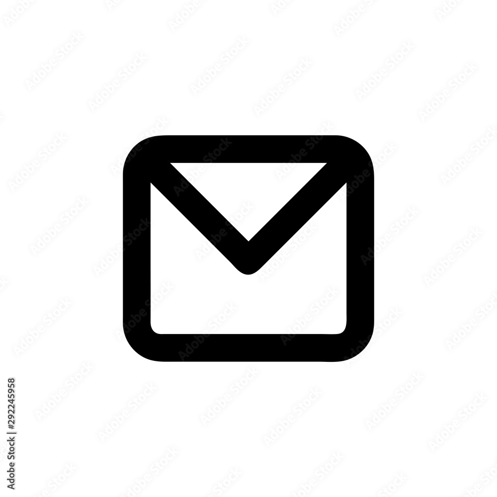 Mail icon message vector isolated on background. Trendy sweet symbol. Pixel perfect. illustration EPS 10. - Vector Mail icon message vector isolated on background. Trendy sweet symbol. Pixel perfect. illustration EPS 10. - Vector