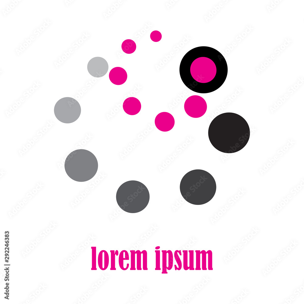 Abstract Logo And Icon. Creative Elements Isolated On White - Vector Illustration. Flat Icon For Business Template Logo, Design Element, Sign And Symbol Design. Abstract Logo Template